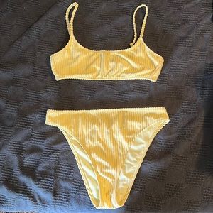 PacSun light yellow swimsuit